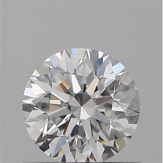 0.52 Carat Round E VVS2 EX GIA Natural Diamond