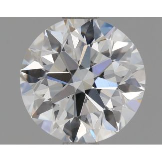 1.0 Carat Round E VVS2 EX VG GIA Natural Diamond