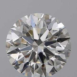 1.50 Carat Round I VVS1 EX GIA Natural Diamond