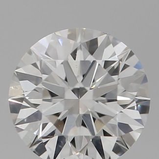 0.36 Carat Round F SI1 EX GIA Natural Diamond