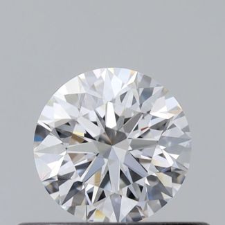 0.35 Carat Round D VVS1 EX VG GIA Natural Diamond