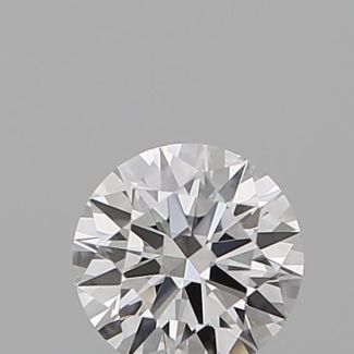 0.19 Carat Round E VVS1 EX GIA Natural Diamond