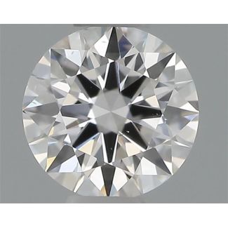 0.30 Carat Round E SI1 EX VG GIA Natural Diamond