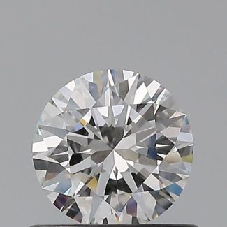 0.53 Carat Round G IF EX GIA Natural Diamond