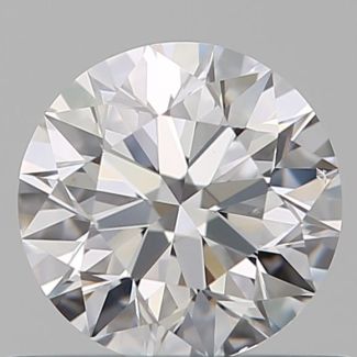 0.50 Carat Round D SI1 EX VG GIA Natural Diamond