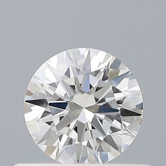 0.4 Carat Round H IF EX GIA Natural Diamond