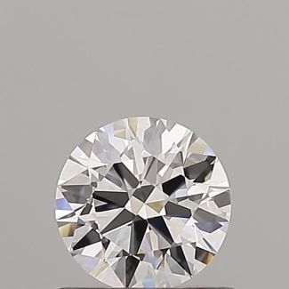 0.5 Carat Round D VVS2 EX GIA Natural Diamond