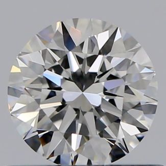 0.50 Carat Round F IF EX GIA Natural Diamond