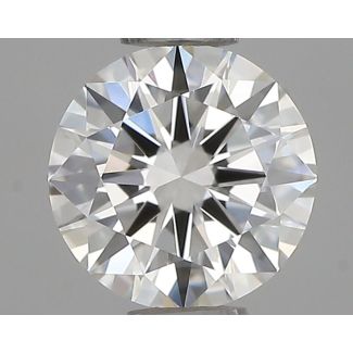 0.5 Carat Round G VVS1 EX IGI Natural Diamond