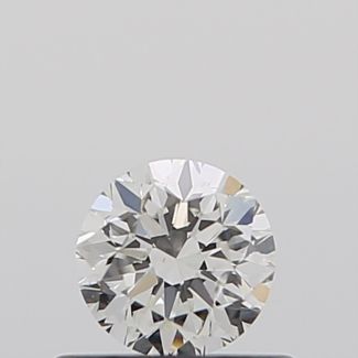 0.40 Carat Round H VS1 G EX GIA Natural Diamond