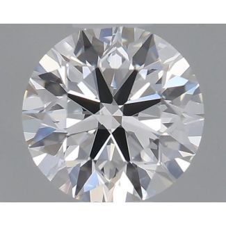 0.35 Carat Round H VS1 EX GIA Natural Diamond