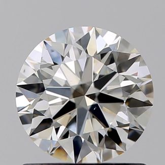 0.92 Carat Round I VS2 EX GIA Natural Diamond