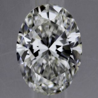 0.50 Carat Oval F VVS1 - EX VG GIA Natural Diamond