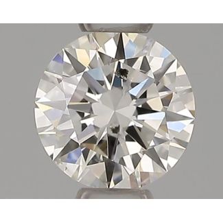 0.30 Carat Round H SI2 EX VG GIA Natural Diamond