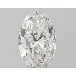 1.7 Carat Oval F VS2 - EX GIA Natural Diamond