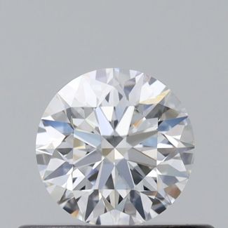 0.35 Carat Round E VVS1 EX VG GIA Natural Diamond