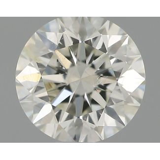 0.53 Carat Round G SI2 EX IGI Natural Diamond