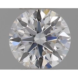 0.22 Carat Round D VVS1 EX GIA Natural Diamond