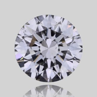 0.7 Carat Round H SI1 EX GIA Natural Diamond