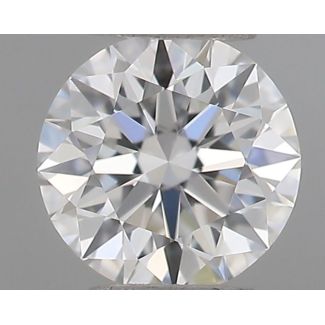 0.24 Carat Round F VS1 EX GIA Natural Diamond