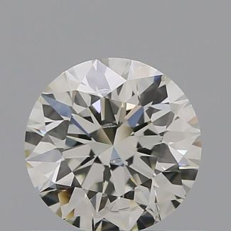 0.50 Carat Round K SI2 EX GIA Natural Diamond