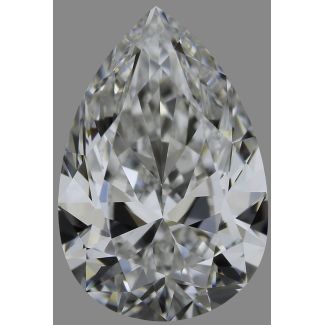 0.70 Carat Pear F IF - EX VG GIA Natural Diamond