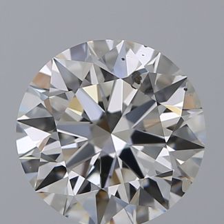 2.01 Carat Round F SI2 EX GIA Natural Diamond