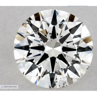 0.78 Carat Round G SI2 EX GIA Natural Diamond