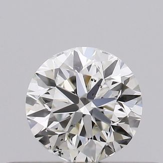 0.3 Carat Round H SI1 VG GD GIA Natural Diamond