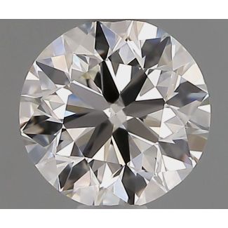 0.9 Carat Round H VVS2 EX IGI Natural Diamond