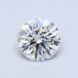 0.6 Carat Round D SI1 EX GIA Natural Diamond