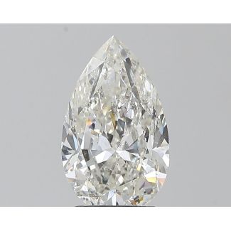 2.5 Carat Pear H SI2 - EX GD HRD Natural Diamond