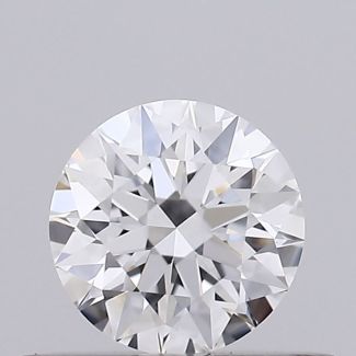 0.31 Carat Round D VVS2 EX GIA Natural Diamond