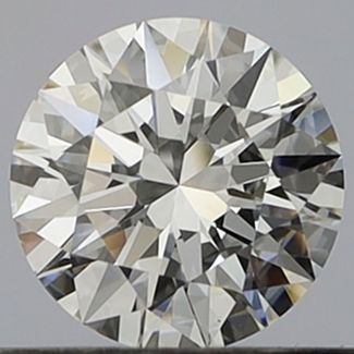 0.5 Carat Round F VVS1 EX GIA Natural Diamond