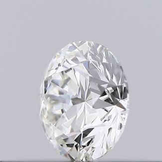 0.18 Carat Round H SI1 EX GIA Natural Diamond