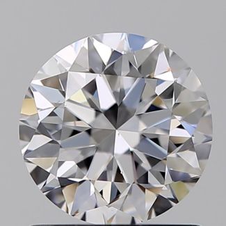 1.00 Carat Round D VS2 VG EX GIA Natural Diamond