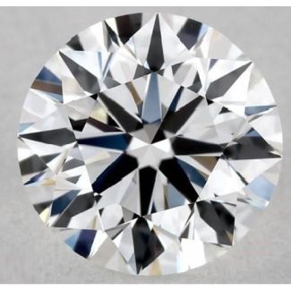 0.62 Carat Round E VVS2 EX GIA Natural Diamond