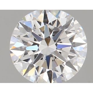 0.35 Carat Round D VVS1 EX GIA Natural Diamond