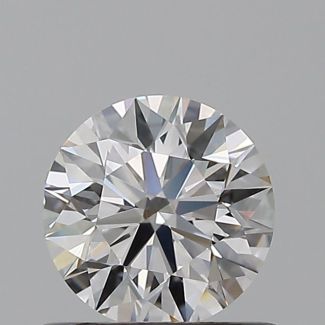 0.6 Carat Round E VS1 EX VG GIA Natural Diamond