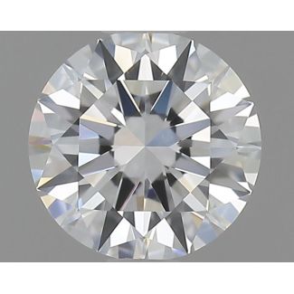 0.5 Carat Round D VVS2 EX GD GIA Natural Diamond