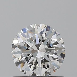 0.6 Carat Round F VS2 EX GIA Natural Diamond