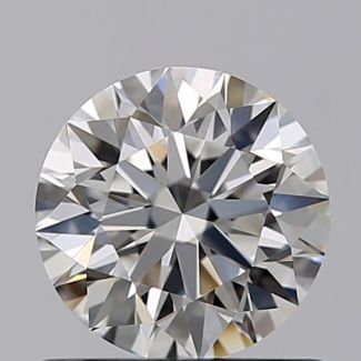 0.70 Carat Round F VVS2 EX GIA Natural Diamond