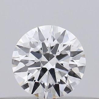 0.18 Carat Round D SI2 EX GIA Natural Diamond