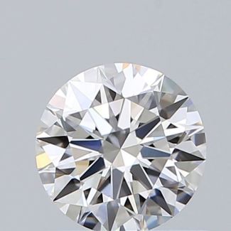 0.56 Carat Round F VVS2 EX GIA Natural Diamond