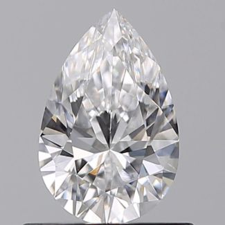 0.51 Carat Pear D VVS2 - VG GIA Natural Diamond