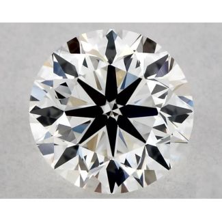 0.7 Carat Round F VVS2 VG EX GIA Natural Diamond