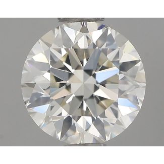 0.9 Carat Round I VVS2 EX IGI Natural Diamond