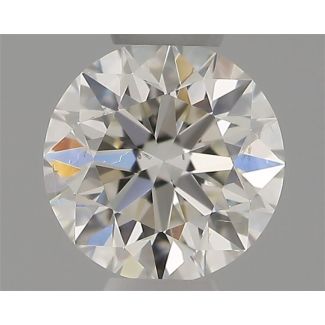 0.32 Carat Round G SI1 EX IGI Natural Diamond