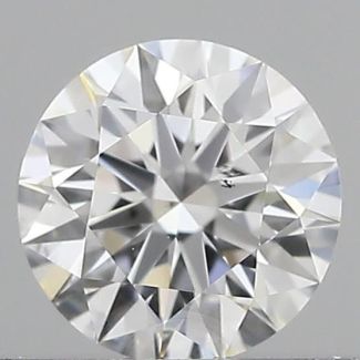 0.4 Carat Round D VS2 EX GIA Natural Diamond