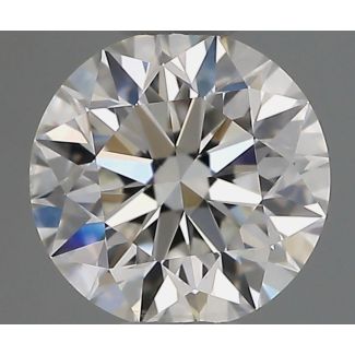 0.6 Carat Round H SI2 EX GIA Natural Diamond